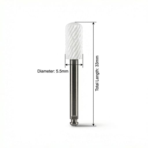 Julldent Zirconia Cylindrical Ridge Contouring Bur