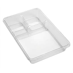 Oro Sectioned Instrument Trays - 3 Section (20.5x13cm)