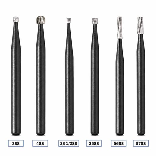 TriHawk Short Shank FG Carbide Airotor Burs (Pack of 1)