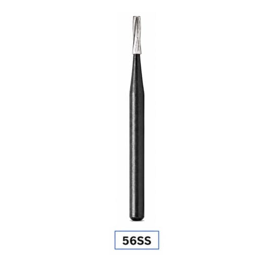 TriHawk Short Shank Straight Fissure FG Carbide Airotor Bur 56SS (Pack of 1)