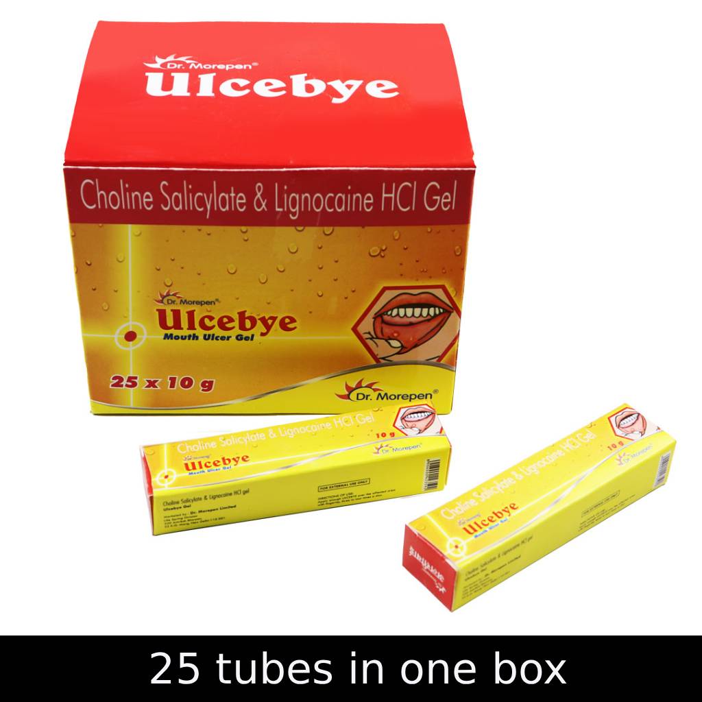 Dr.Morepen Ulcebye Mouth Ulcer Gel (Pack of 25)