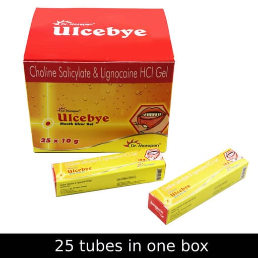 Dr.Morepen Ulcebye Mouth Ulcer Gel (Pack of 25)