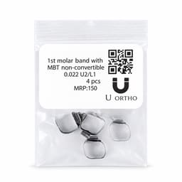 U Ortho Molar Bands Non-Convertible MBT 0.022 1st Molar (Pack of 4) -39+-U2L1