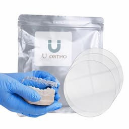 U Ortho Vacuum Forming Bleaching Sheets - Soft (Round 1mm)
