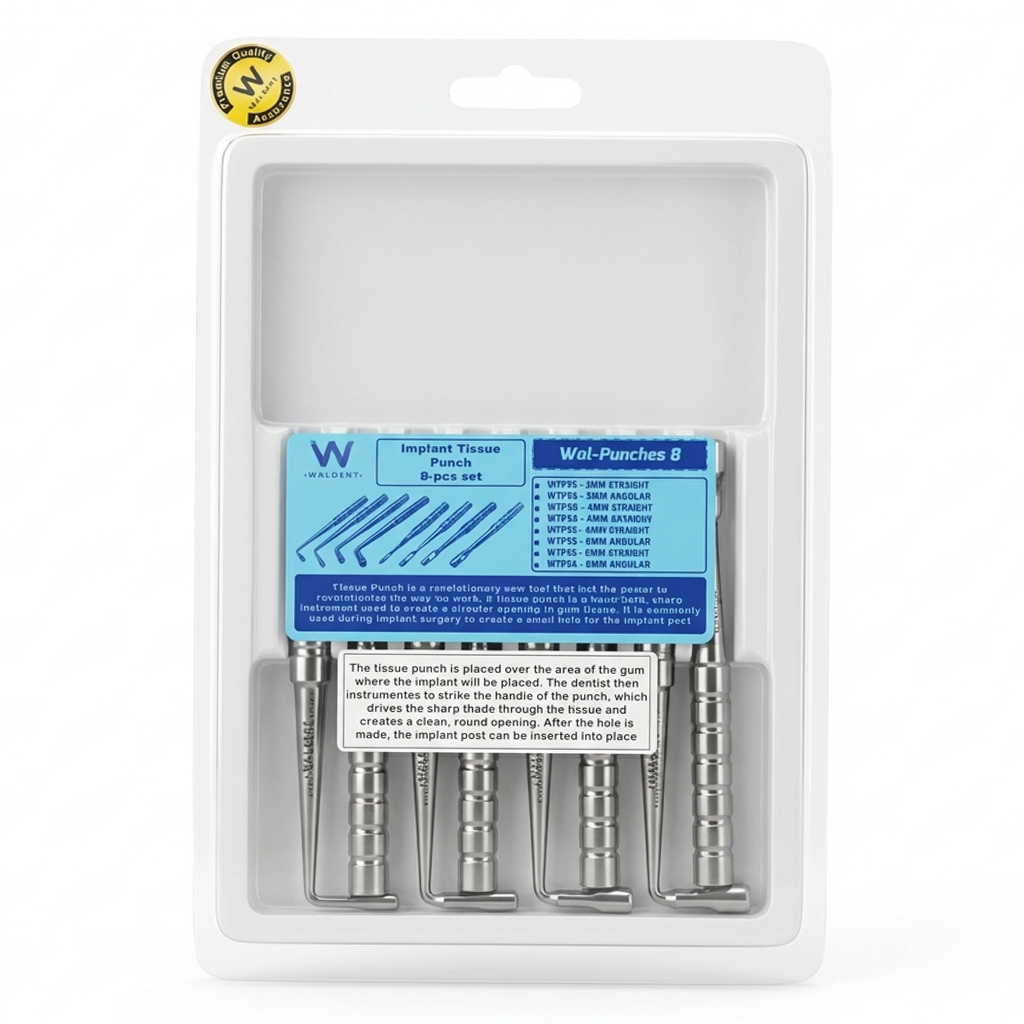 Waldent Implant Tissue Punch - Set of 8
