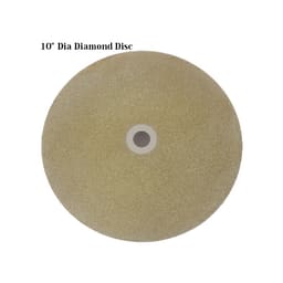 Unident 10" Dia Diamond Disc Rough Or Fine