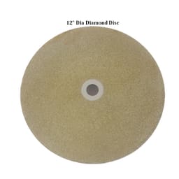 Unident 12" Dia Diamond Disc Rough Or Fine