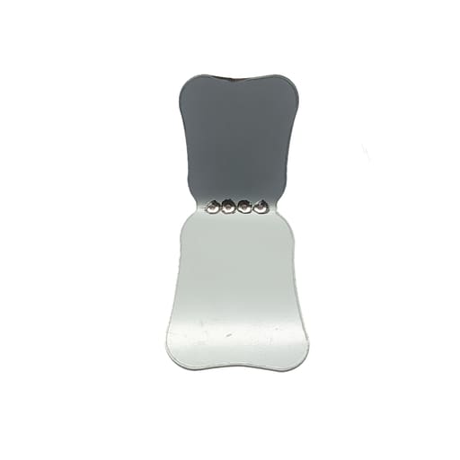 U Ortho Double Sided Stainless Steel Photographic Mirrors Angulated