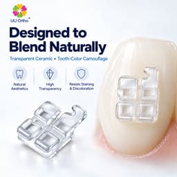 UU Ortho Mono Crystalline Sapphire Transparent Ceramic Brackets - 7
