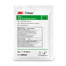 3M ESPE Filtek One Bulk Fill Restorative Syringe Shade A2 (Pack of 1)  - 3