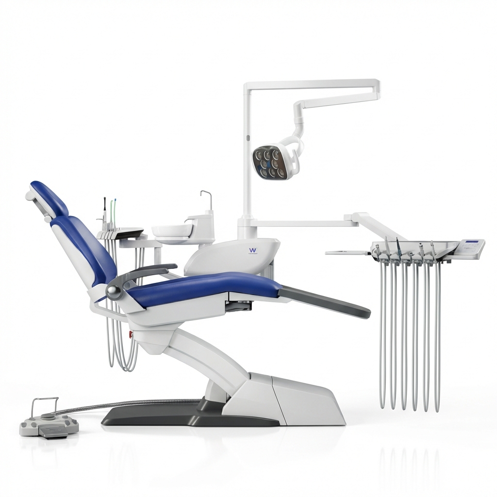 Waldent Optimus Dental Chair- Medium Blue