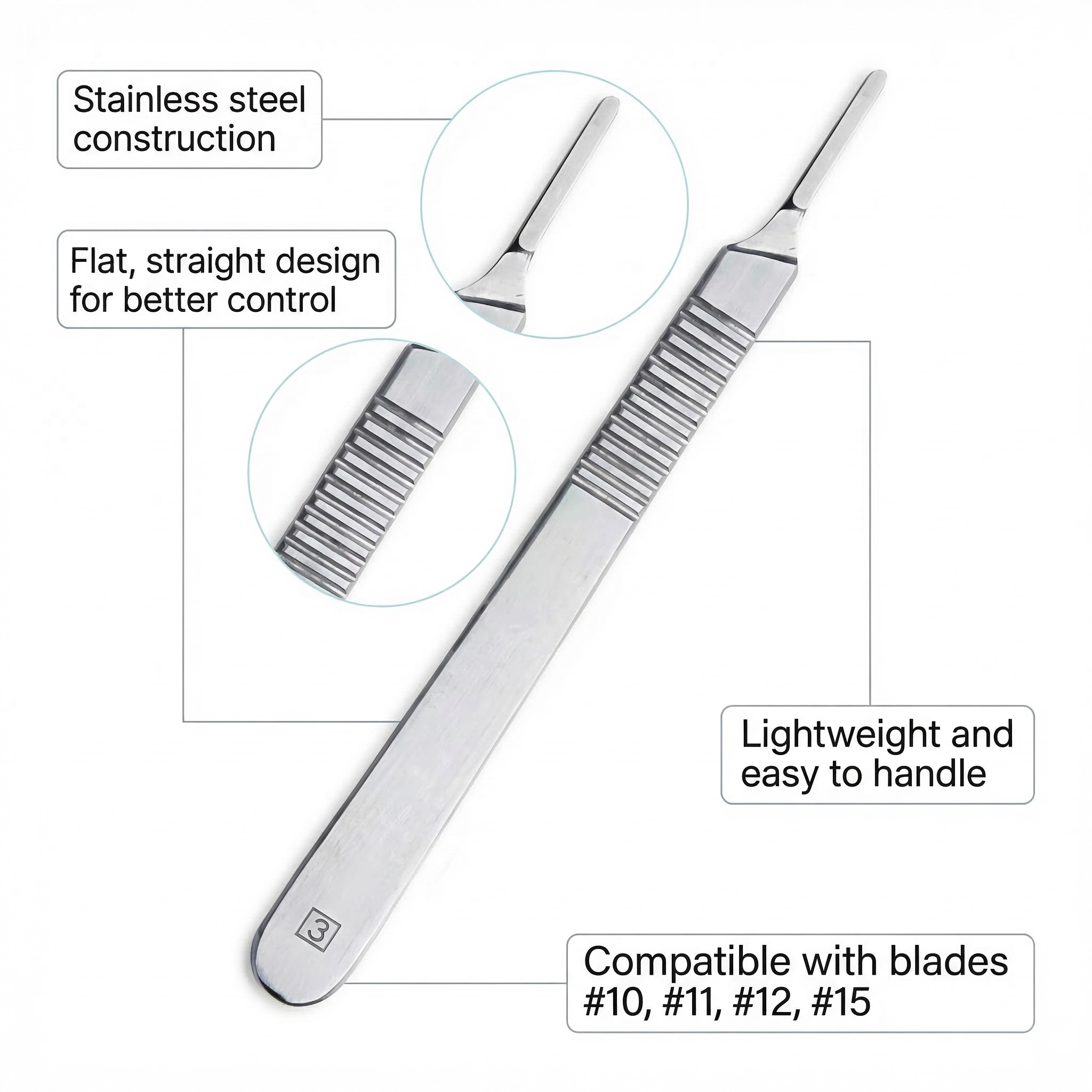 Api Straight B.P Handle Flat No.3