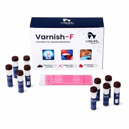 Vishal Dentocare 5% Sodium Fluoride Varnish Single Dose - 0.5ml (Chocolate Flavour) | Pack of 10