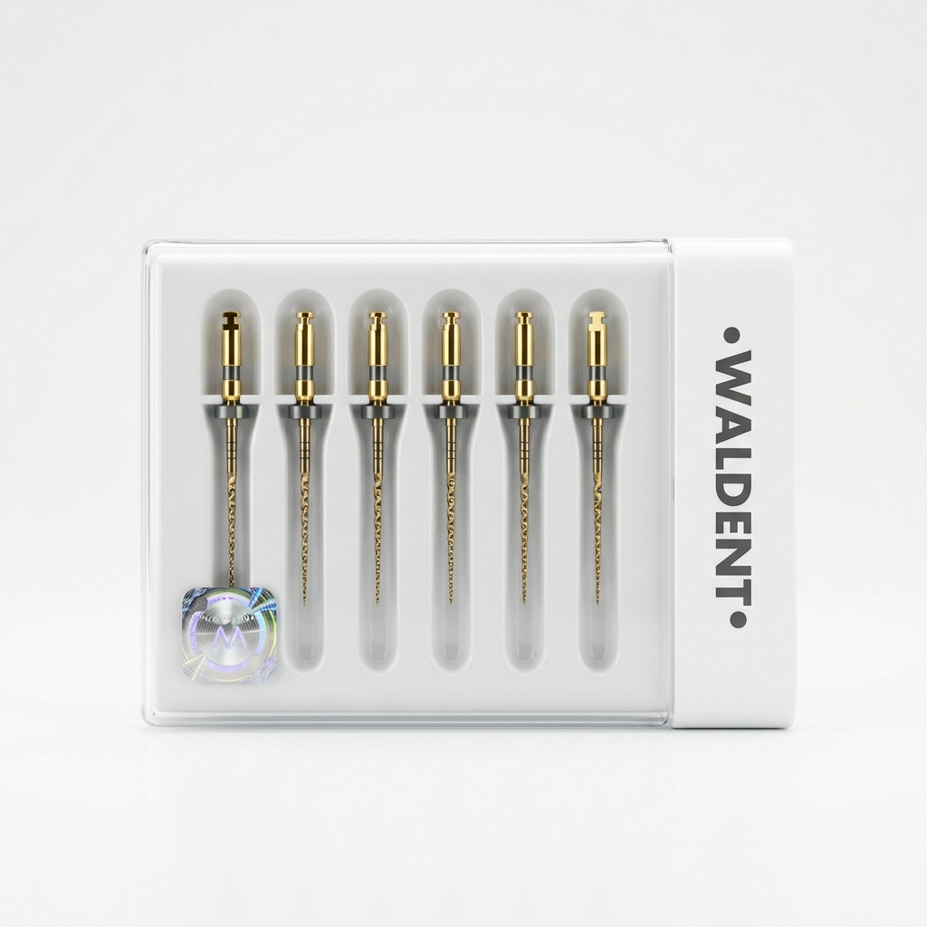 Waldent Wal-flex Gold Rotary Files 25mm -W11 (40/4%) (Pack Of 6)