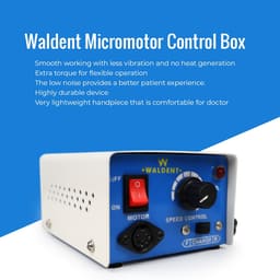 Waldent Advanced Clinical Micromotor Kit With Engine - 5