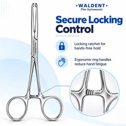 Waldent Allis Tissue Forceps - 15cm (5/122) - 6