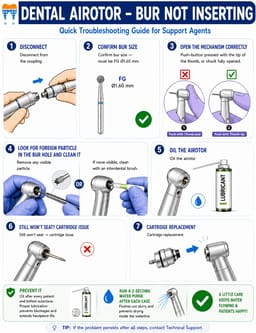 Waldent AURA Gold LED Special Edition Airotor Handpiece And Cartridge - 15