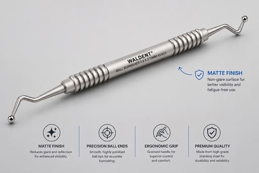 Waldent Ball Burnisher - 1.9 X 2.15mm (15/833)