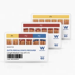 Waldent Bioactive Progressive Taper Gutta Percha Points (ProTaper Compatible) - Length Marked