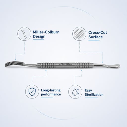 Waldent Bone File Miller-Colburn (9/107)
