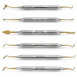 Waldent Composite Instrument kit - Gold- Set of 6 (K14/4)