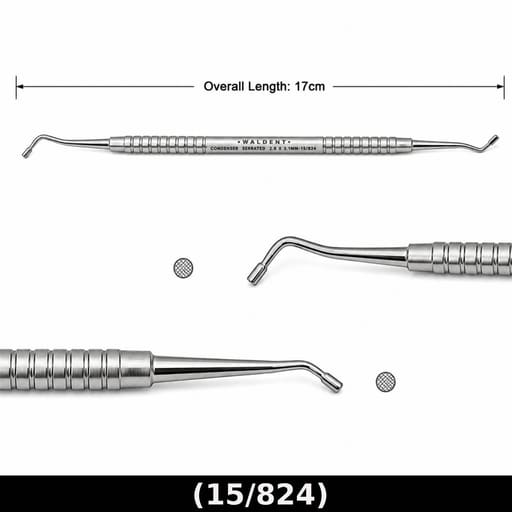 Waldent Condenser - Serrated 2.8 X 3.1mm (15/824)