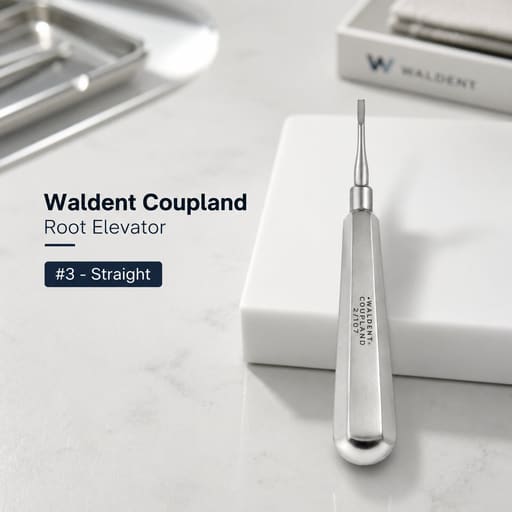 Waldent Coupland Root Elevator #3 - Straight (2/107)