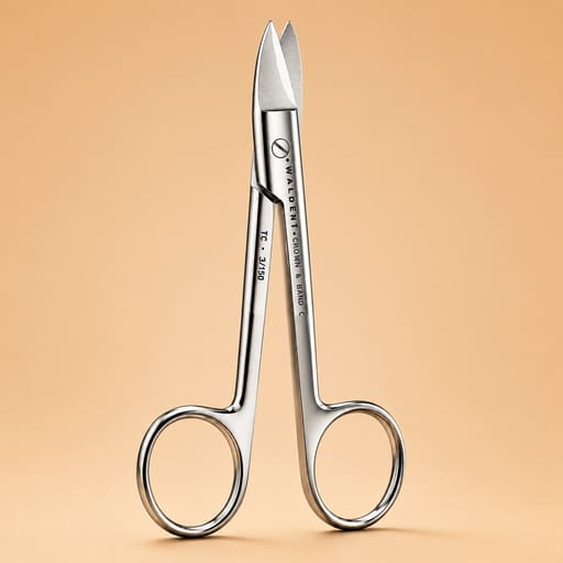 Waldent Crown & Band Scissors TC - Curved (3/150)