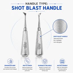 Waldent Cryer Root Elevator with Shot Blast Handle - 5