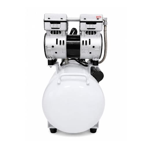 Waldent Double Head Dental Air Compressor Oil Free 2 Hp - Cylindrical Tank (WAC-200-DH-CT)