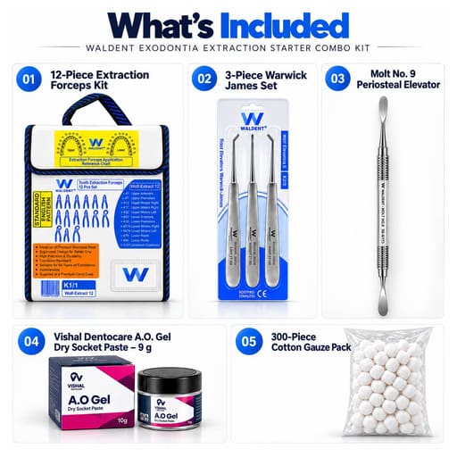 Waldent Exodontia Extraction Starter Combo Kit