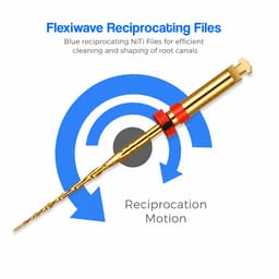 Waldent Flexiwave Reciprocating Files (25mm) - 3