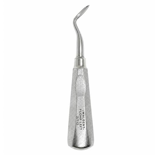 Waldent Flohr Left Root Elevator with Shot Blast Handle (2/112)