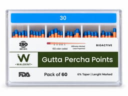Waldent Gutta Percha Points 6% (Length Marked) - 14