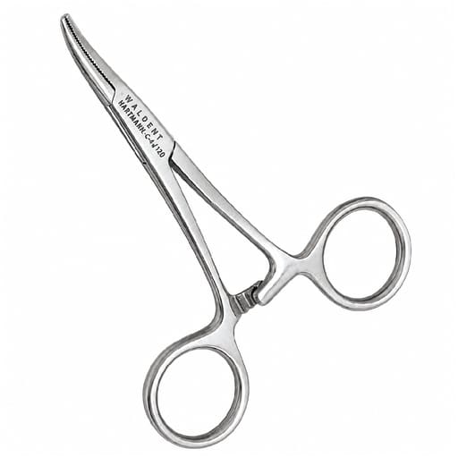 Waldent Hartmann Hemostats Baby Mosquito Curved - 10cm (4/120)