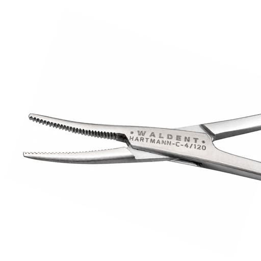 Waldent Hartmann Hemostats Baby Mosquito Curved - 10cm (4/120)