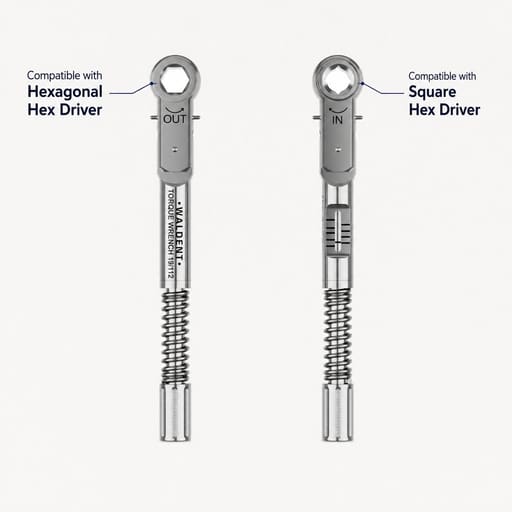 Waldent Implant Abutment Torque Wrench 10-50NCM (19/112)