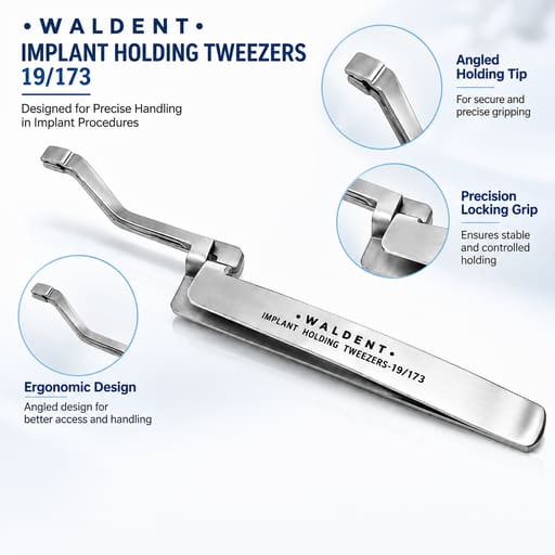 Waldent Implant Holding Tweezer (19/173)