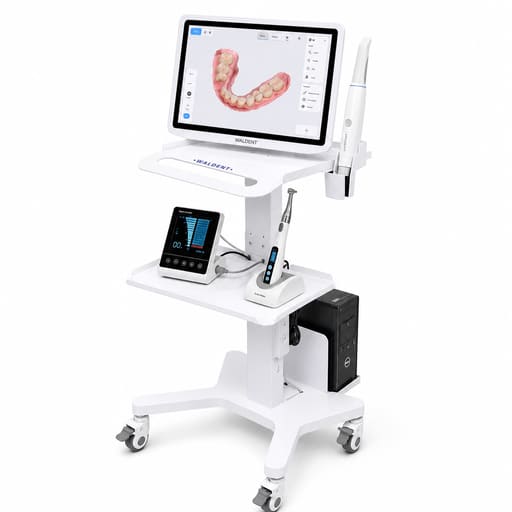 Waldent Intraoral Scanner Trolley with CPU Mount (TJ-Q08-2)