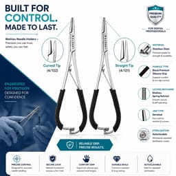 Waldent Mathieu Needle Holder Black Premium - 8