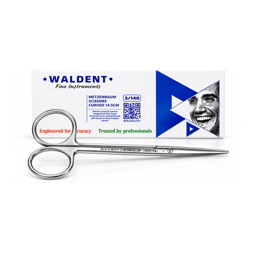 Waldent Metzenbaum Scissors - Curved 14.5cm (3/140)
