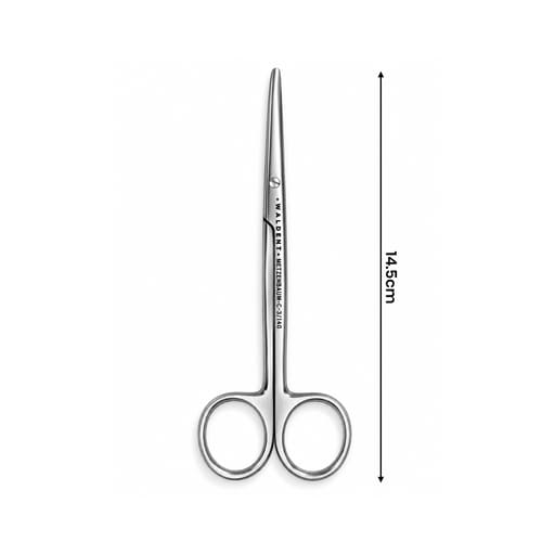 Waldent Metzenbaum Scissors - Curved 14.5cm (3/140)