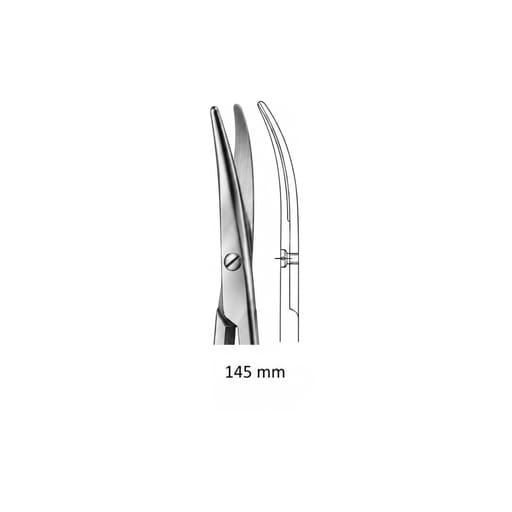Waldent Metzenbaum Scissors - Curved 14.5cm (3/140)