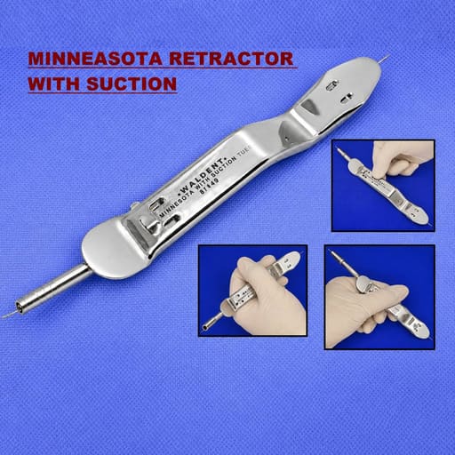 Waldent Minnesota Retractor with Suction Tube (8/143)