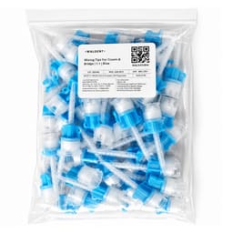 Waldent Mixing Tips For Crown & Bridge | 1:1 | Blue (Pack of 50) - 5