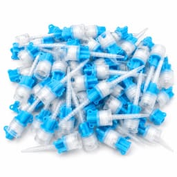 Waldent Mixing Tips For Crown & Bridge | 1:1 | Blue (Pack of 50)