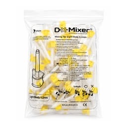 Waldent Mixing Tips For Light Body | 1:1 | Yellow (Pack of 50) - 6