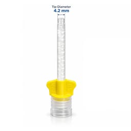 Waldent Mixing Tips For Light Body | 1:1 | Yellow (Pack of 50) - 3