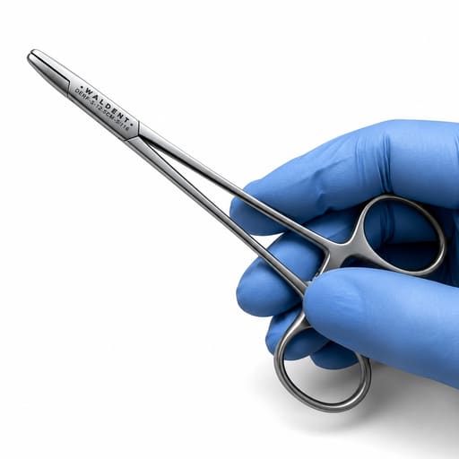 Waldent Needle Holder Derf Straight -12.5cm (5/116)