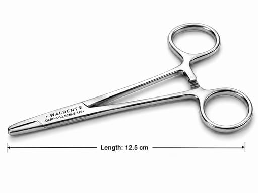 Waldent Needle Holder Derf Straight -12.5cm (5/116)